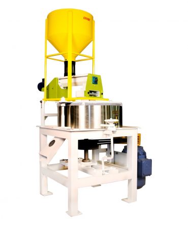 Traditional Chakki Mill - Square frame mill with Feeding Conveyor hopper