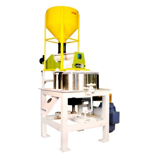 Traditional Chakki Mill - Square frame mill with Feeding Conveyor hopper